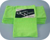 GENERAL MICROFIBRE CLOTH - GREEN - BOX ;    BULK BUY;   40cm X 40cm APPROX. BOX OF 20 X 10