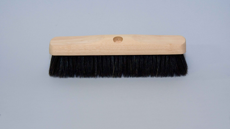 12 30CM SKIVED PURE BRISTLE BROOM EA.