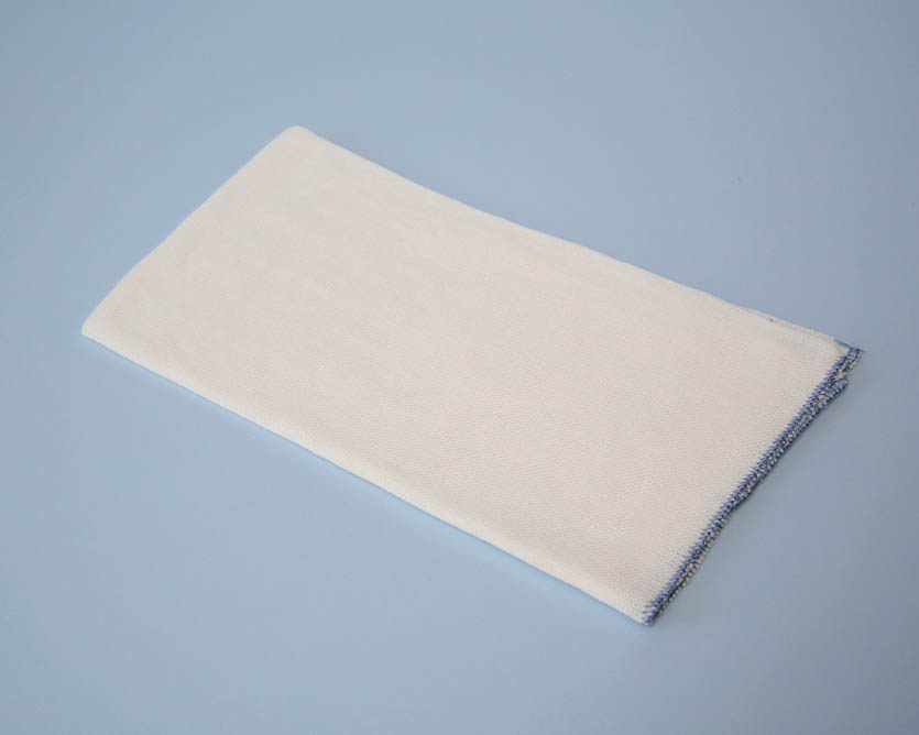 SIZE 16 WHITE EDGE ECONOMY DISHCLOTH - BOX