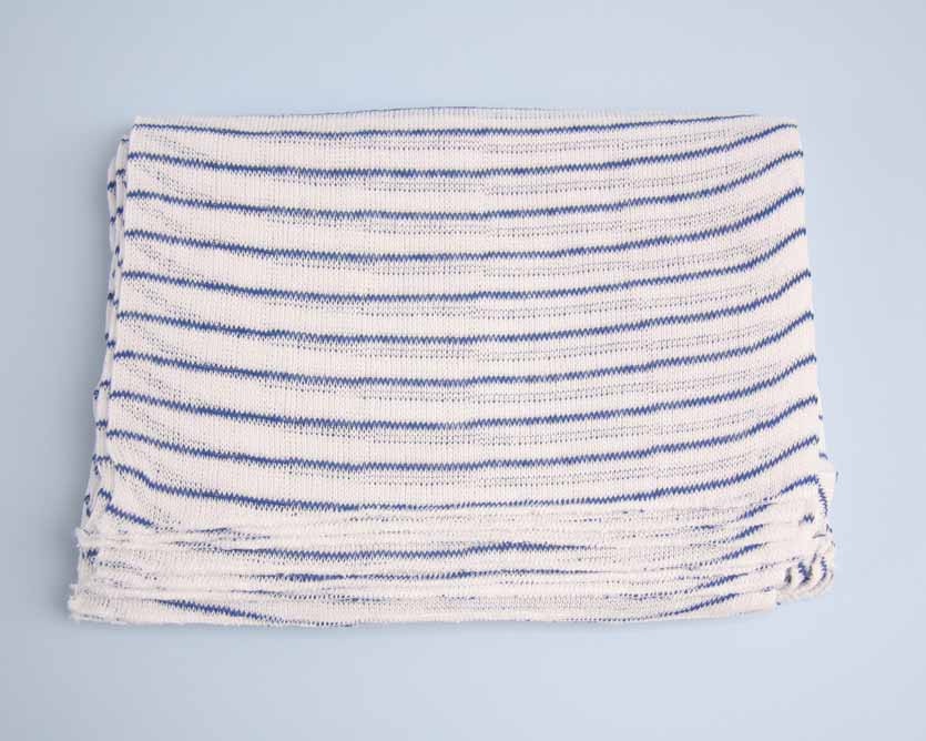 SIZE 16 BLUE STRIPE DISHCLOTH