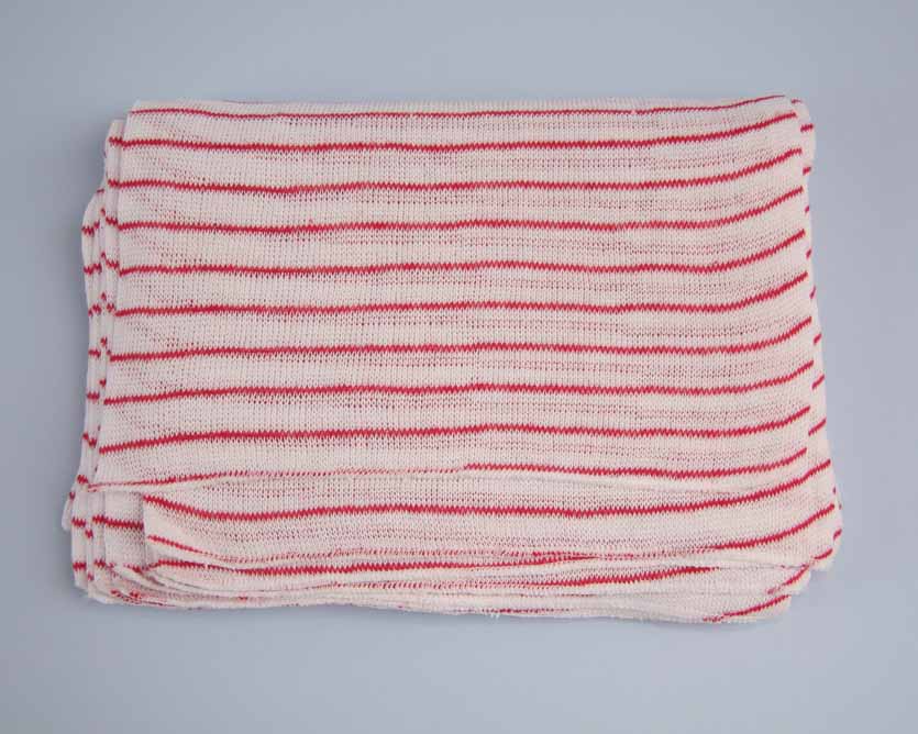 SIZE 14 RED STRIPE DISHCLOTH