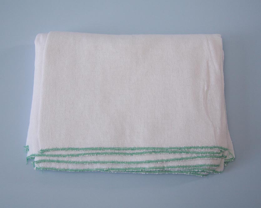 SIZE 12 GREEN EDGE DISHCLOTH