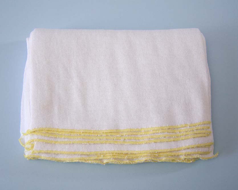 SIZE 12 YELLOW EDGE DISHCLOTH