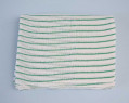 SIZE 14 GREEN STRIPE DISHCLOTH