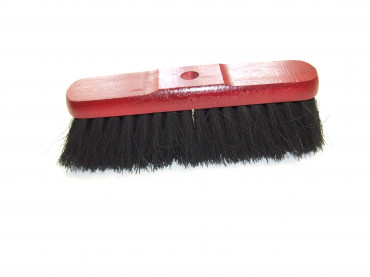 11 28CM FLAT RED TOP BLACK COCO BROOM EA.