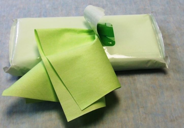  MICROFIBRE SEMI DISPOSABLE CLOTH - GREEN -  BULK BOX 