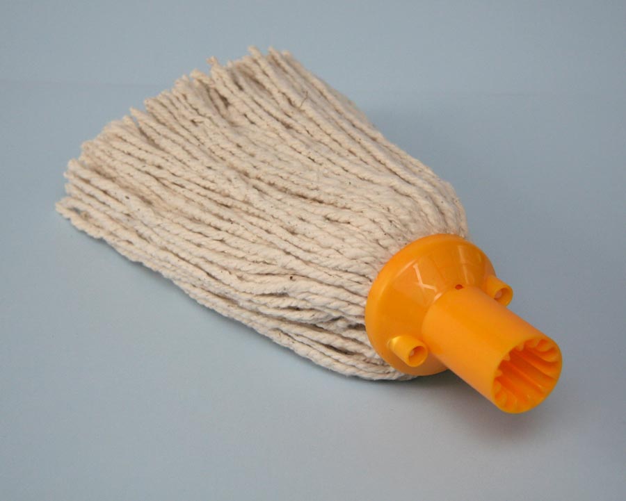 300gm  HX PLASTIC SOCKET MOP - YELLOW